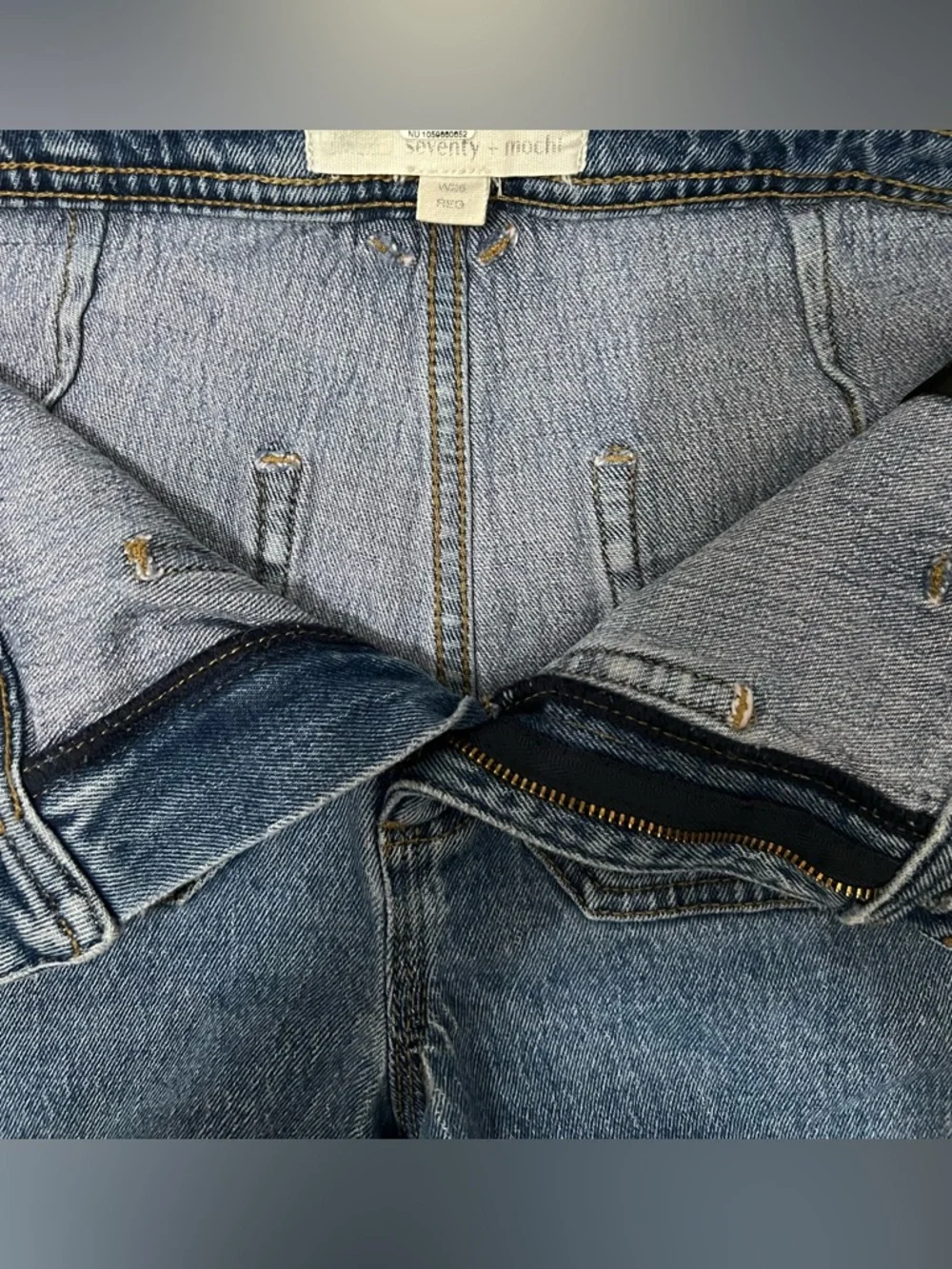 Seventy + Mochi Mabel Patch Pocket Shorts Size 26 - Picture 6 of 8